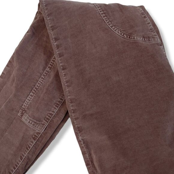 Coldwater Creek Brown Pant Velvet Riding Style Seams 8 - Picture 7 of 8